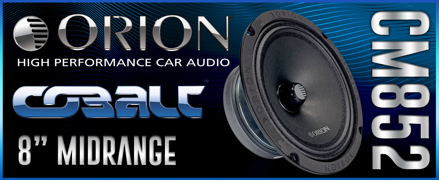 ORION CM852 8 Inch Midrange Speakers - Bring Your Music to Life!