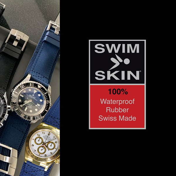 ロレックス エクスプローラーⅡ 42mm専用 ブラック〔ツイル〕【尾錠