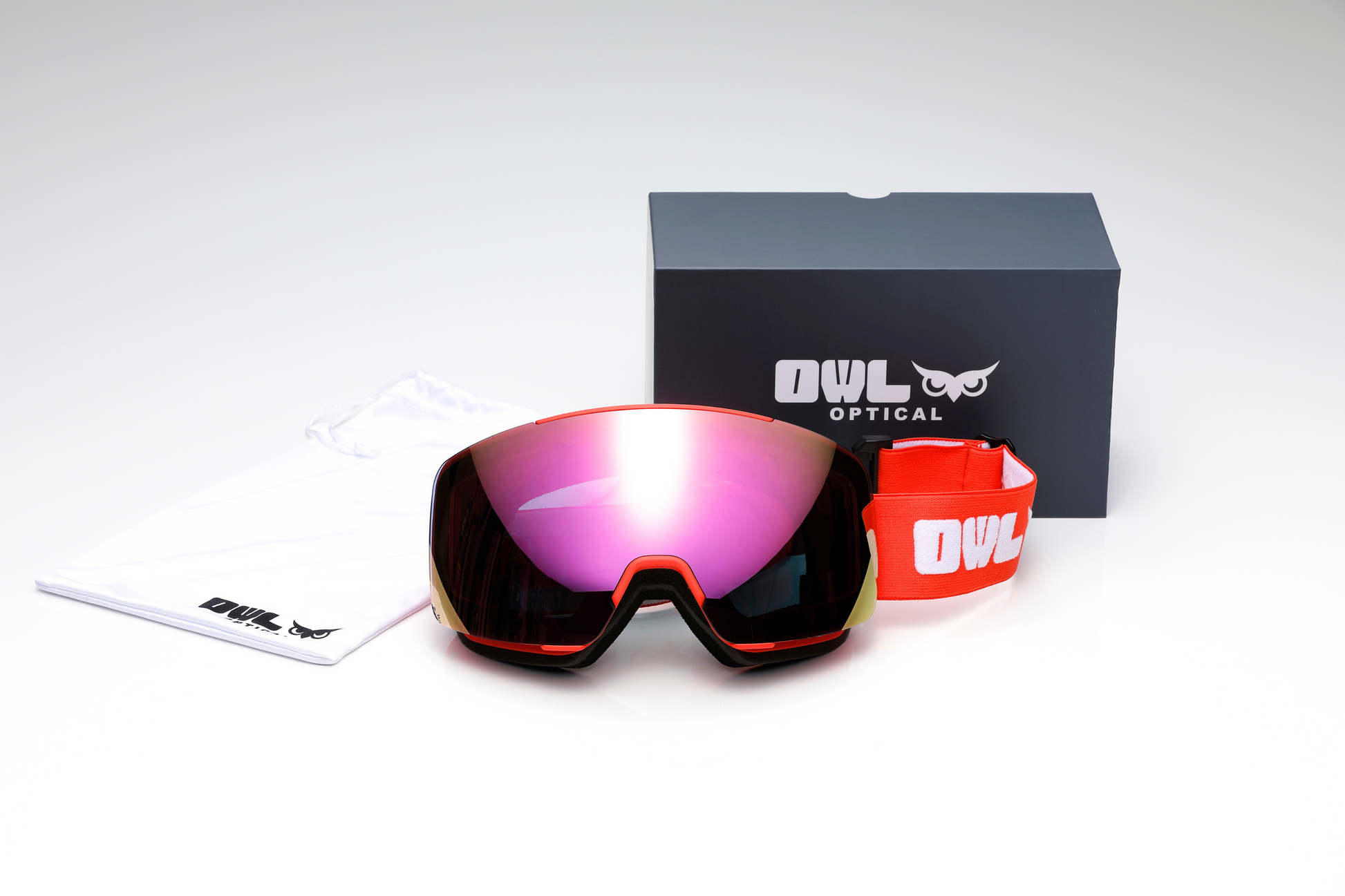 Vent Warm red Photochromic lens Pink – OWL OPTICAL