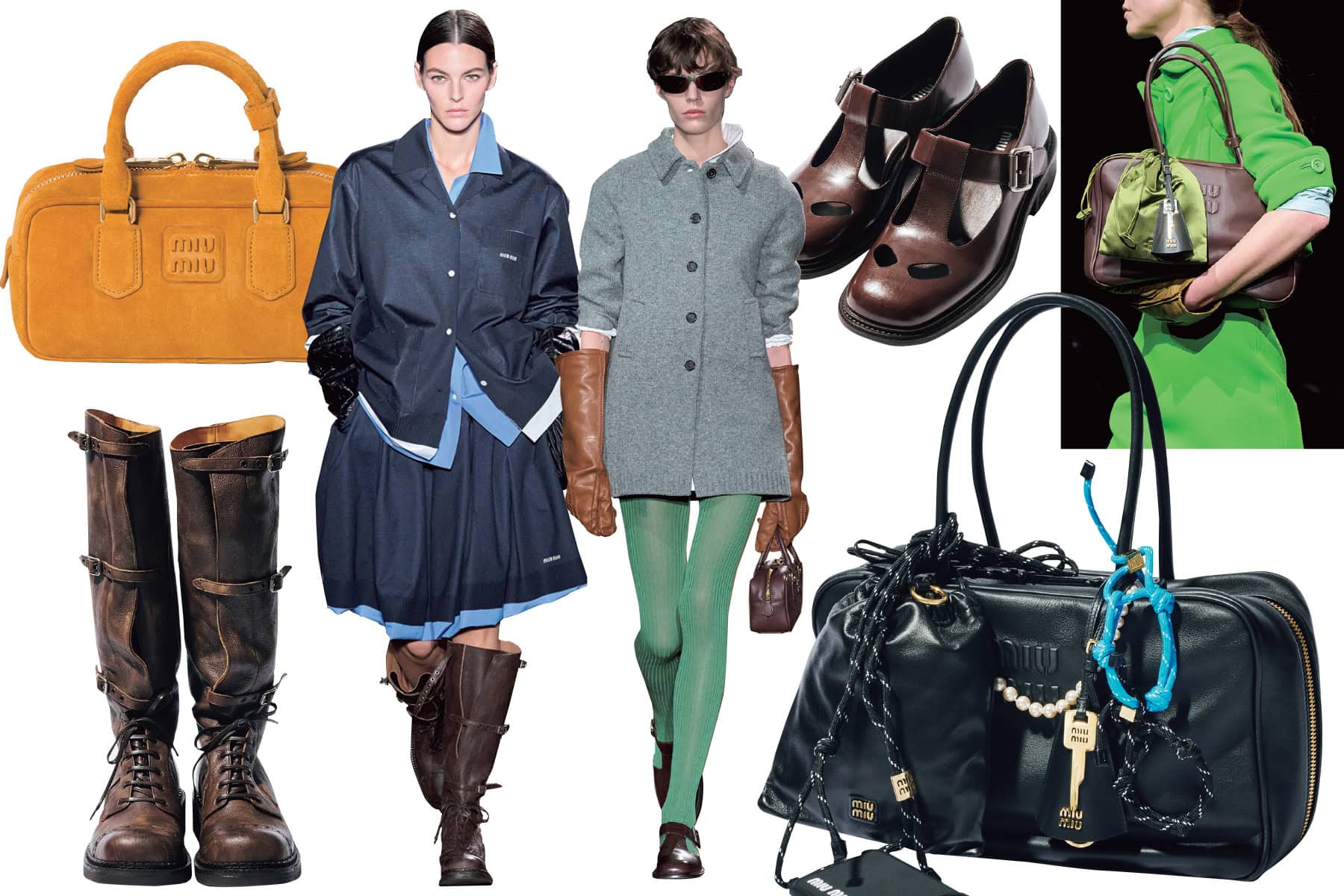 ミュウミュウの新作靴とバッグ6選】「ガールで愛らしいのにクラシック