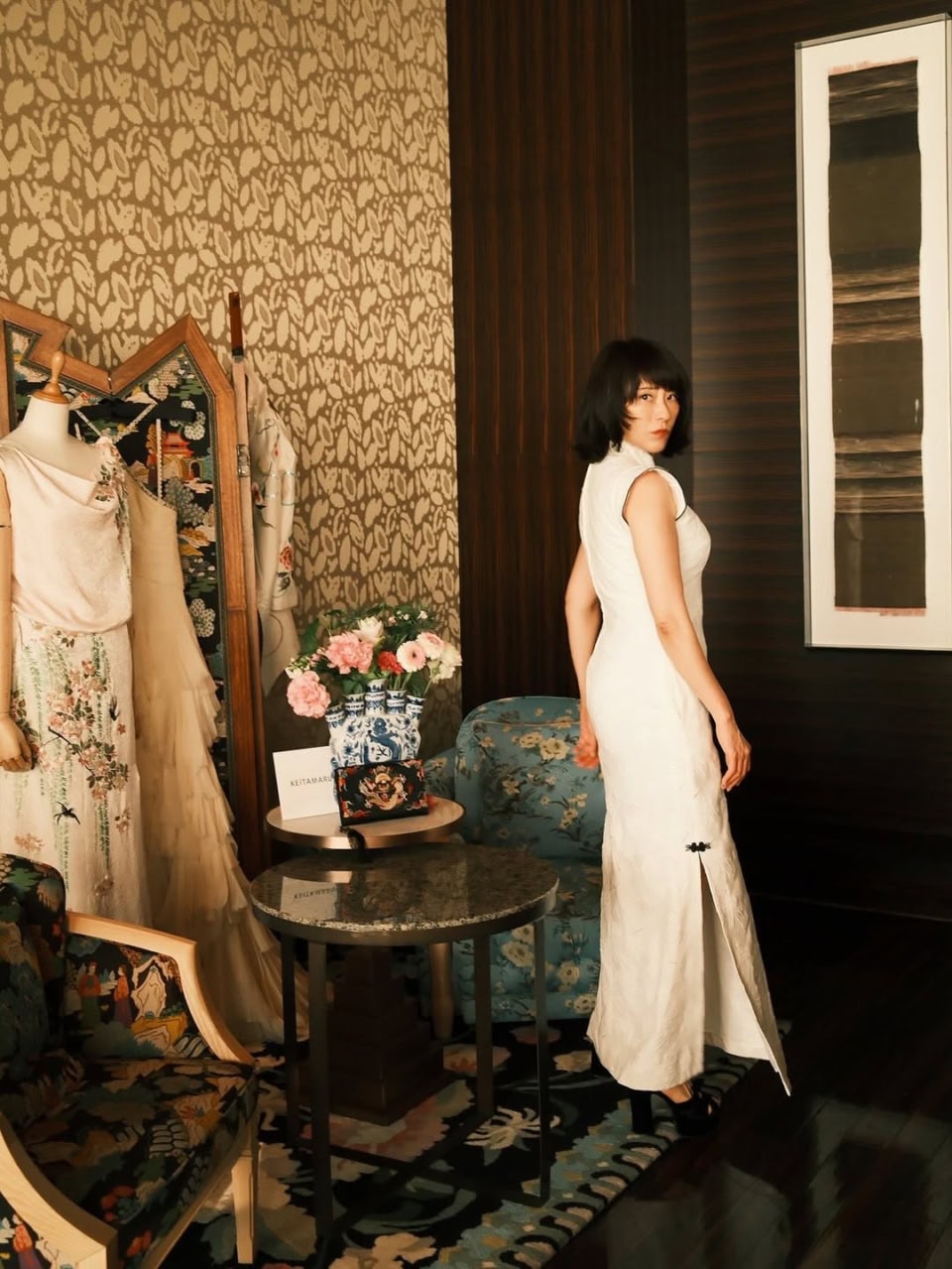 夏に着たいチャイナドレス【風間ゆみえ×ケイタマルヤマ】コラボ