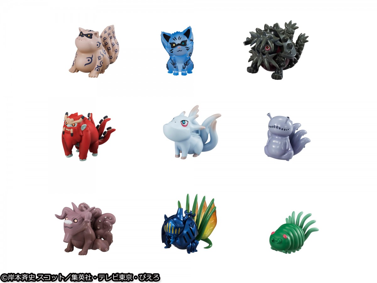 NARUTO】ちび尾獣かわいすぎ！ 9体とナルトがセットのフィギュア発売