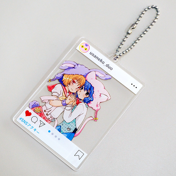 オリジナルグッズ - アクリルグッズ - SNS風アクリルキーホルダー 価格