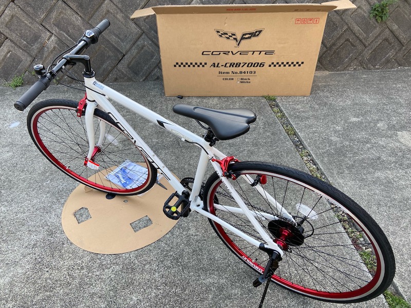 シボレーコルベットの安いクロスバイク(AL-CRB7006)購入レビュー
