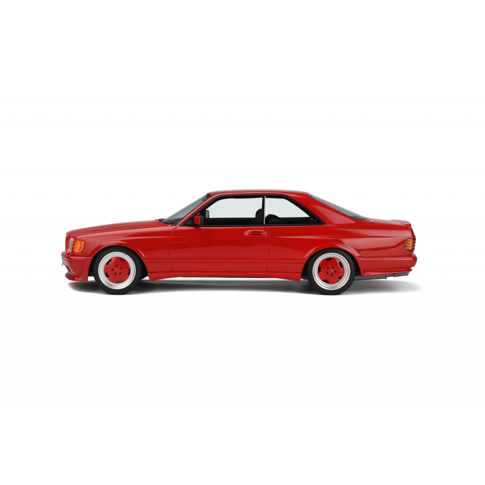 OttOmobile - Mercedes-Benz W126 560 SEC wide body Signal Red 568