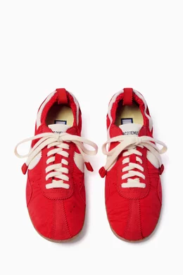 Buy Nike Red x Jacquemus Moon Shoe in Nylon & Leather For UNISEX