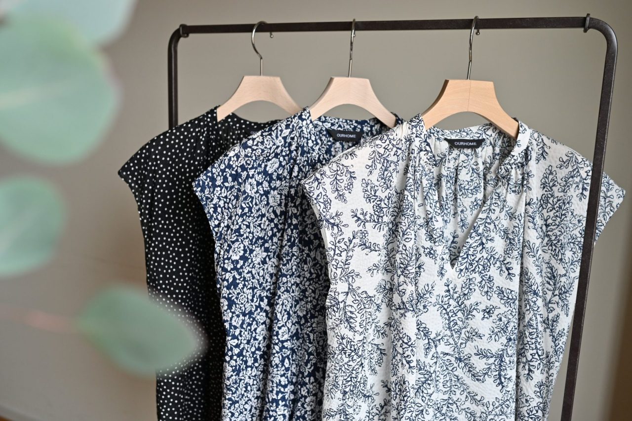 綿100％アイロンいらずのサマーブラウス – OURHOME