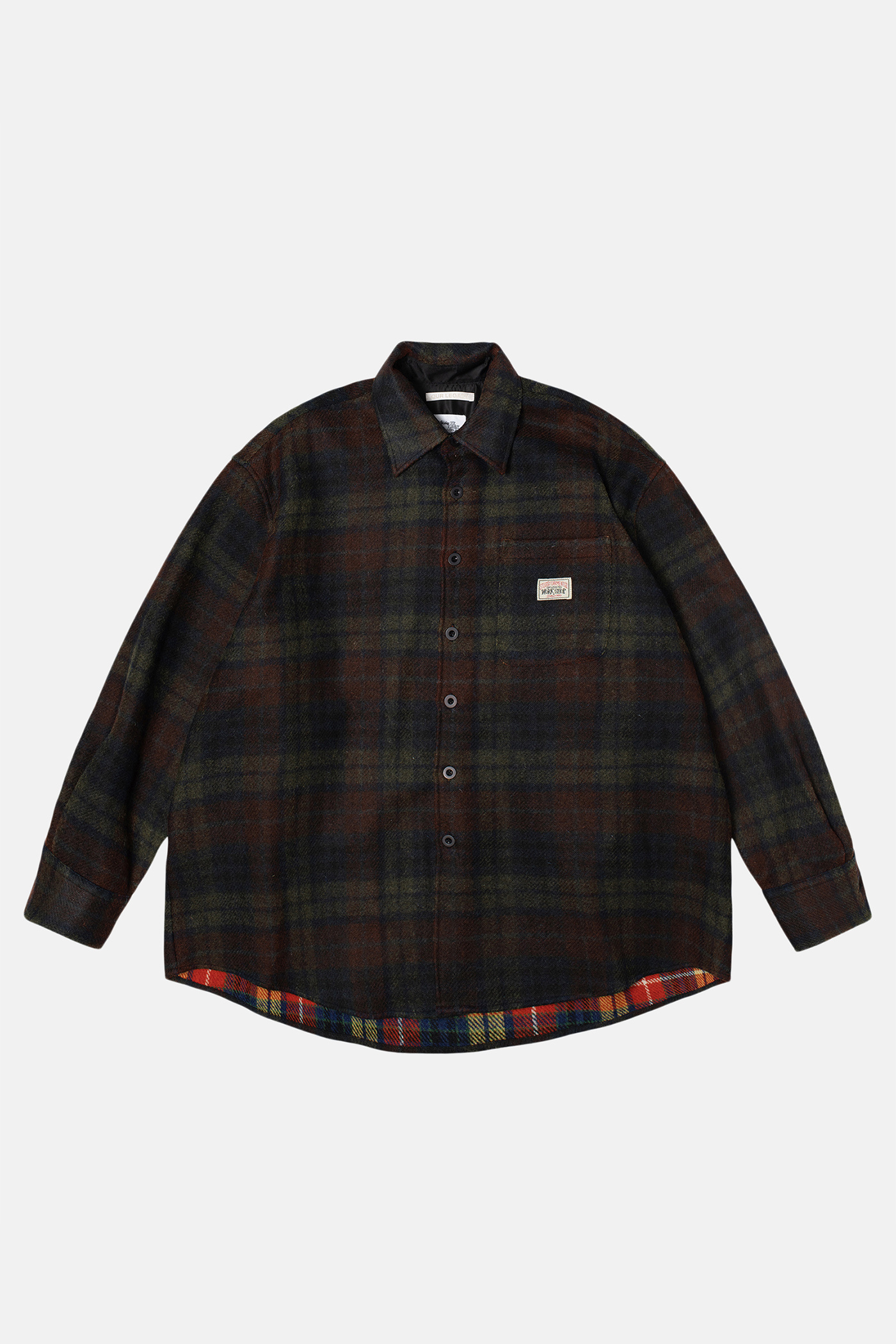 Our Legacy - Borrowed Shirt Coated Plaid