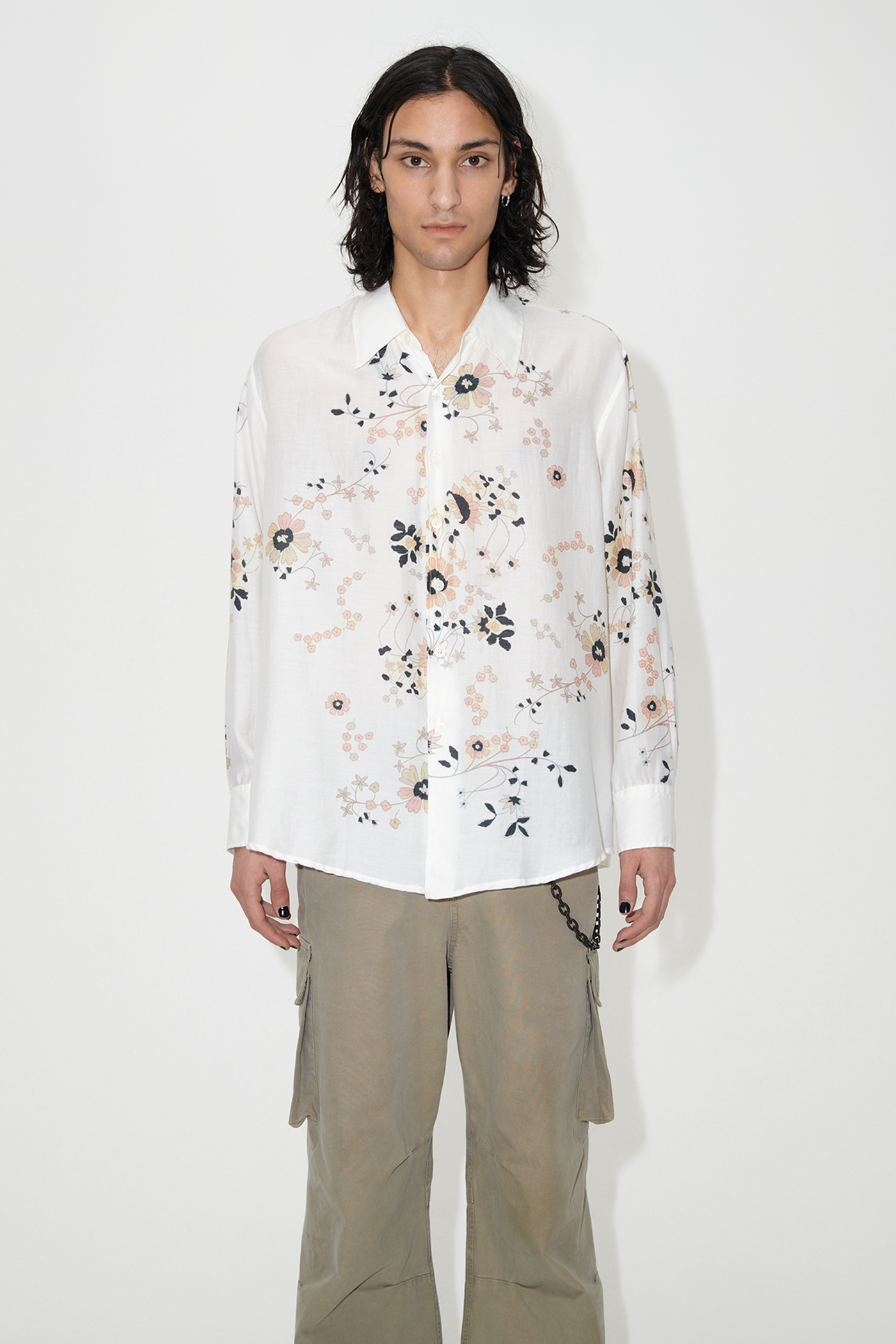 OUR LEGACY ABOVE SHIRT Flower Print 48