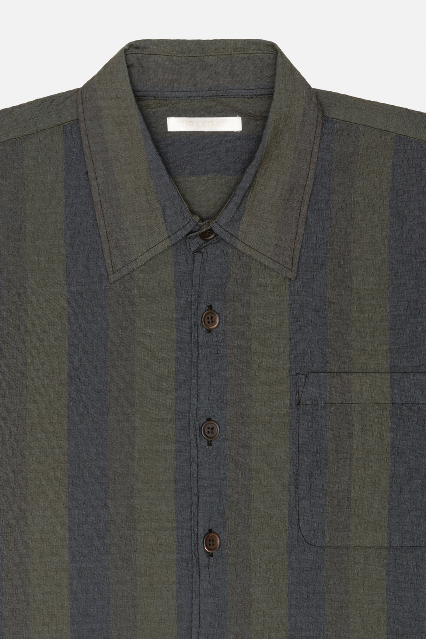 Our Legacy - Borrowed Shirt Overdyed Multi Stripe