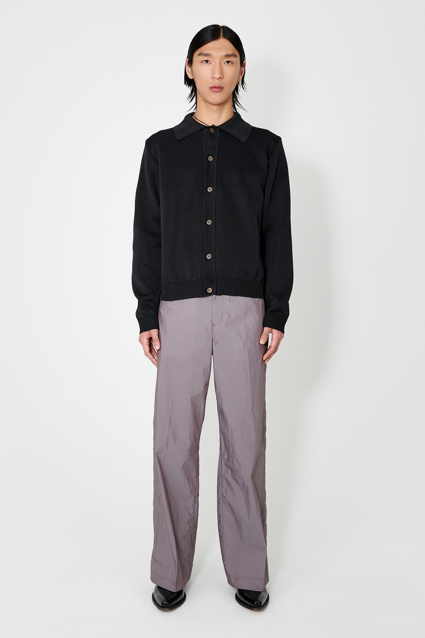 Our Legacy - Evening Polo Super Black Performance Poly