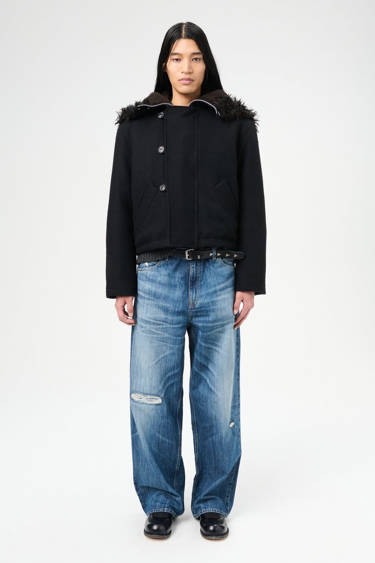 Our Legacy - Duluth Jacket Classic Black Stamped Wool