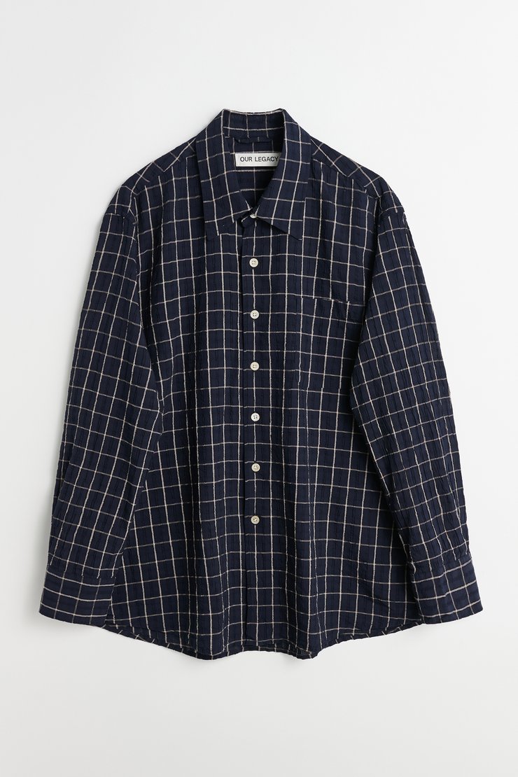 Our Legacy - Above Shirt Dark Mediterranean Check