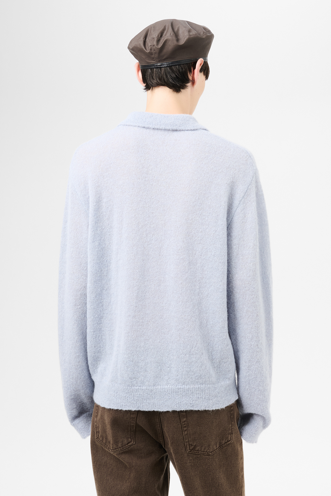 Our Legacy - Evening Polo Livid Blue Fuzzy Alpaca