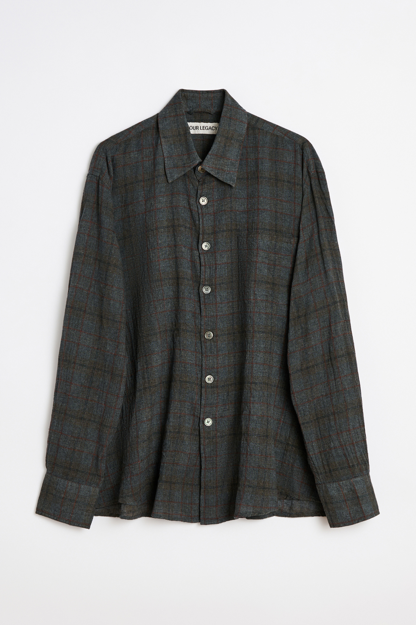 Our Legacy - Above Shirt Bazaar Check Breeze Weave