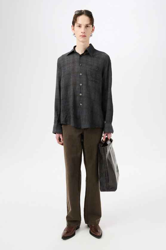 Our Legacy - Above Shirt Bazaar Check Breeze Weave