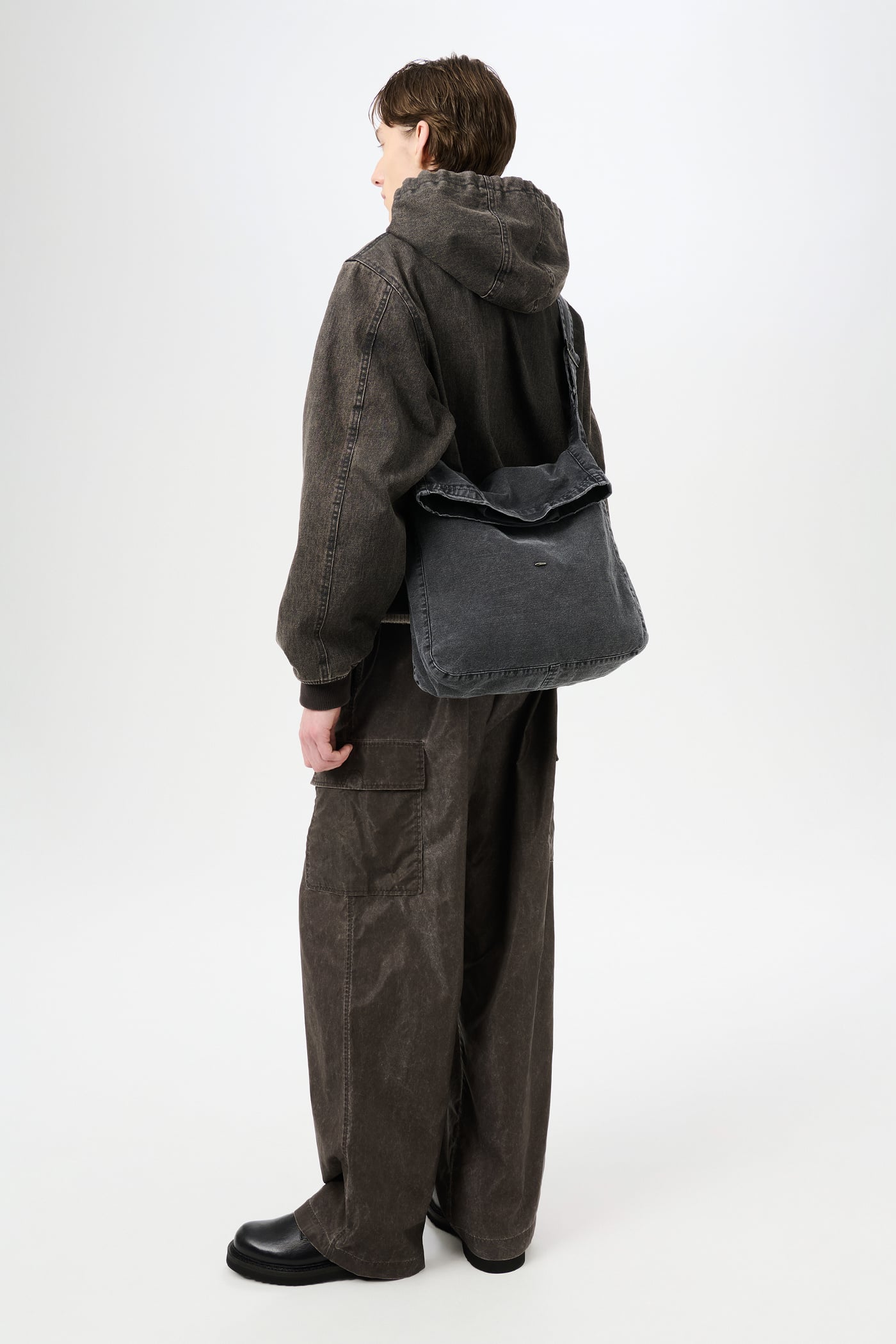 Our Legacy - Sling Bag Black Enzyme Canvas