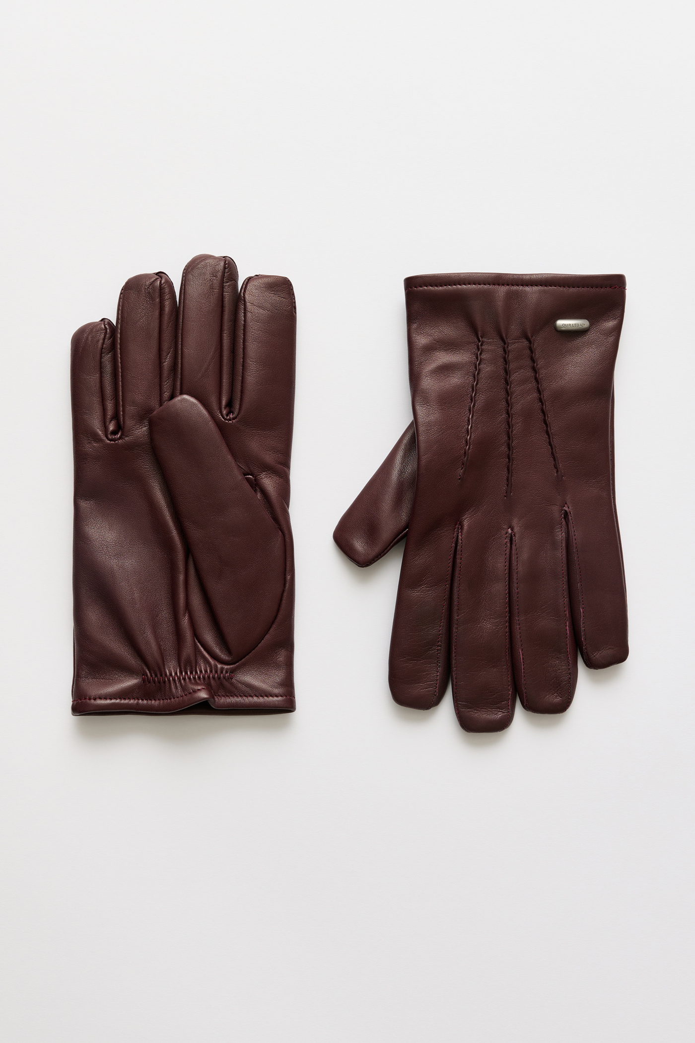 Our Legacy - His Gloves Bordeaux Nappa
