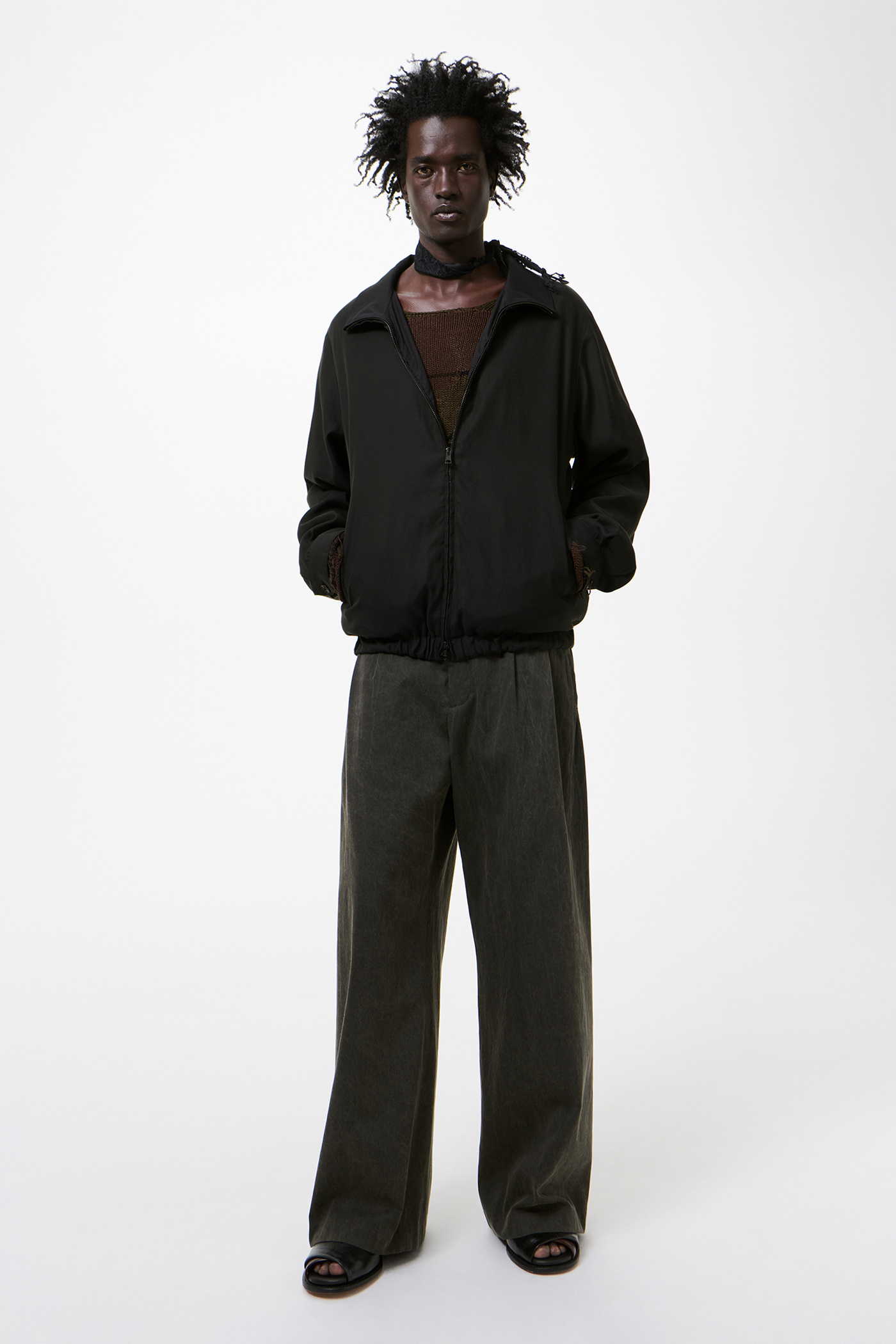 Our Legacy - Casino Jacket Still Black Calm Cupro Cotton