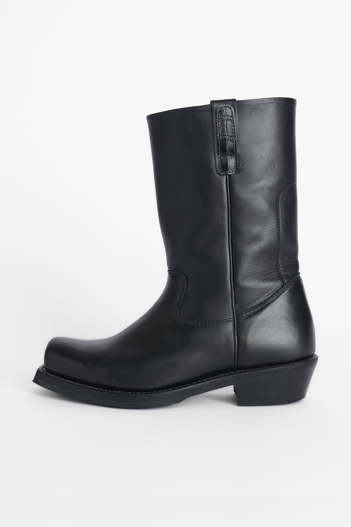Our Legacy - Flat Toe Boot Black Leather