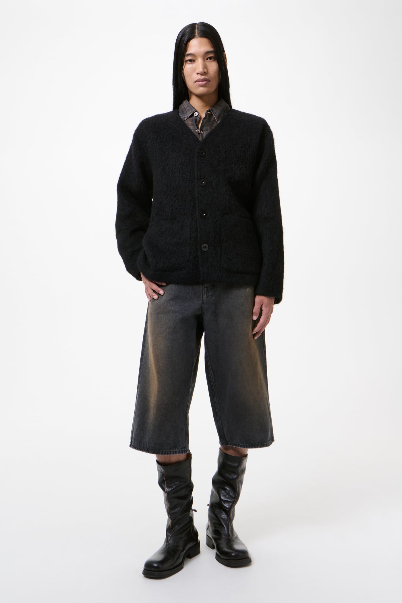 Our Legacy - Cardigan Black Mohair
