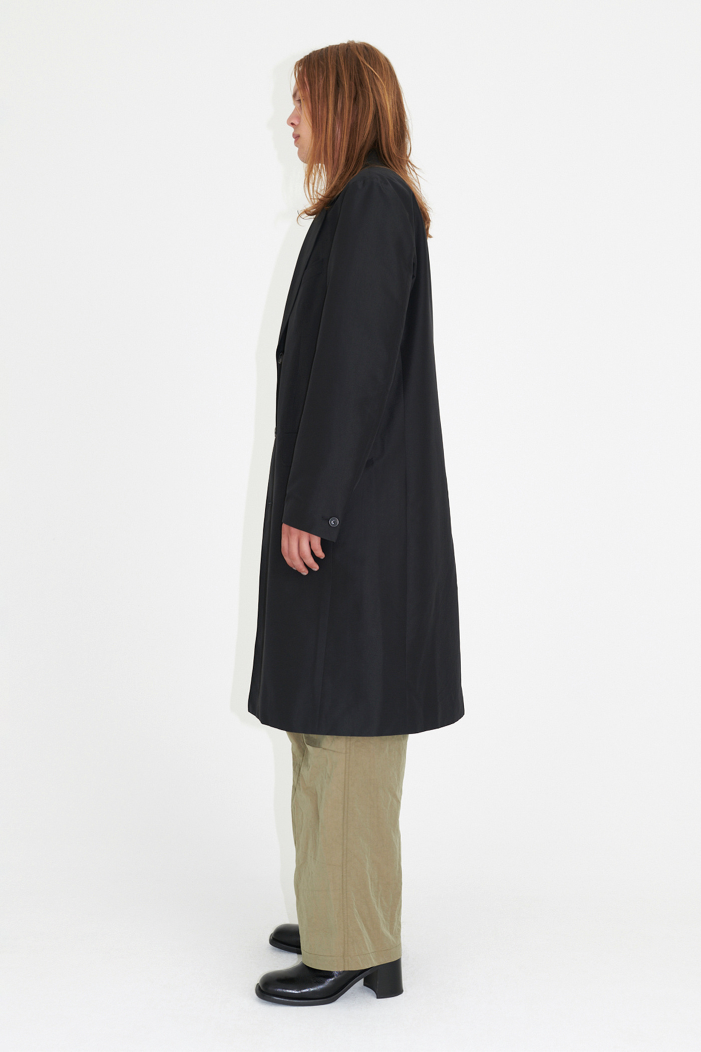 Our Legacy - Dolphin Coat Black Recycled Poly