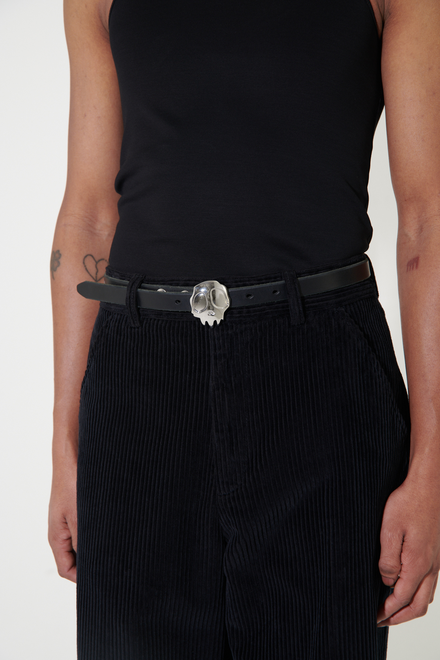 Our Legacy - 2cm Speed Belt Black Leather