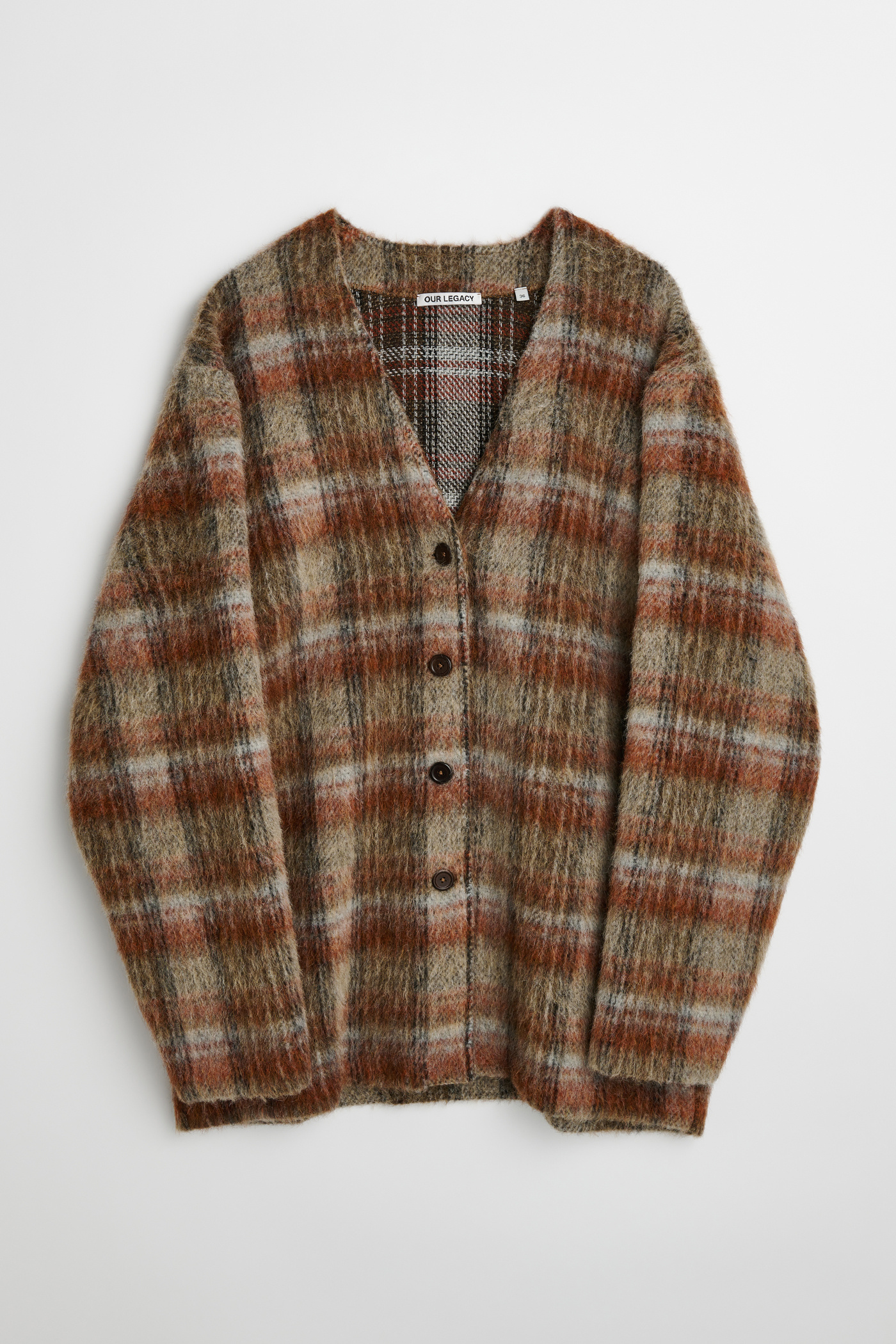 Our Legacy - Mid Line Cardigan Ament Check Mohair