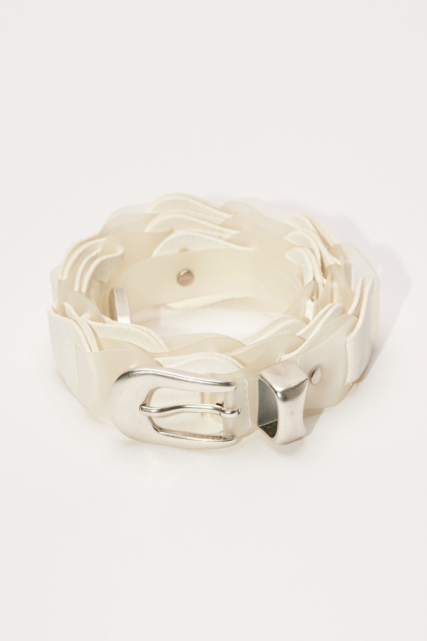 Our Legacy - Link Belt Crystal Rubber / White Leather