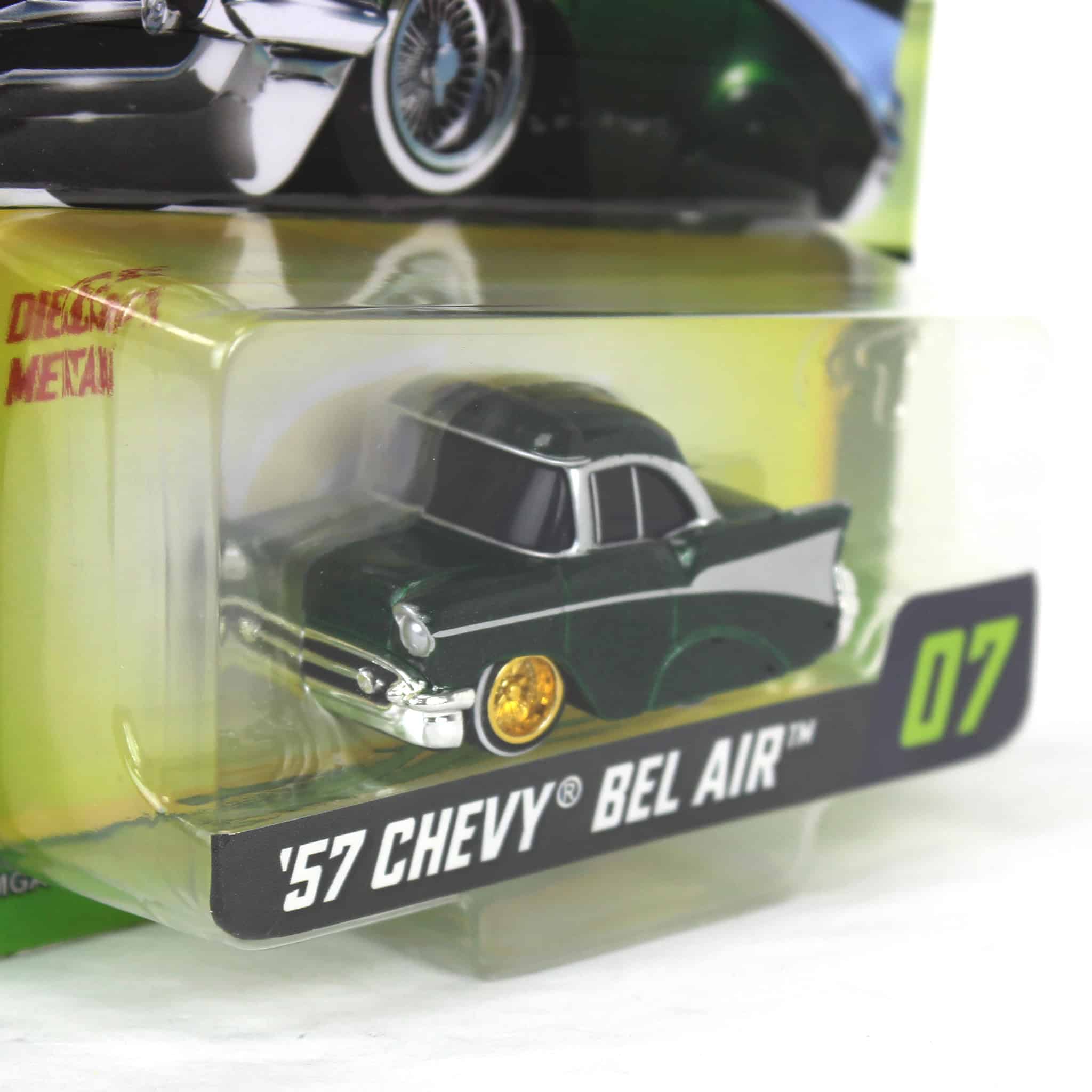 CarTuned 1957 Chevy Bel Air Lowrider, Green & Gold, Mainline