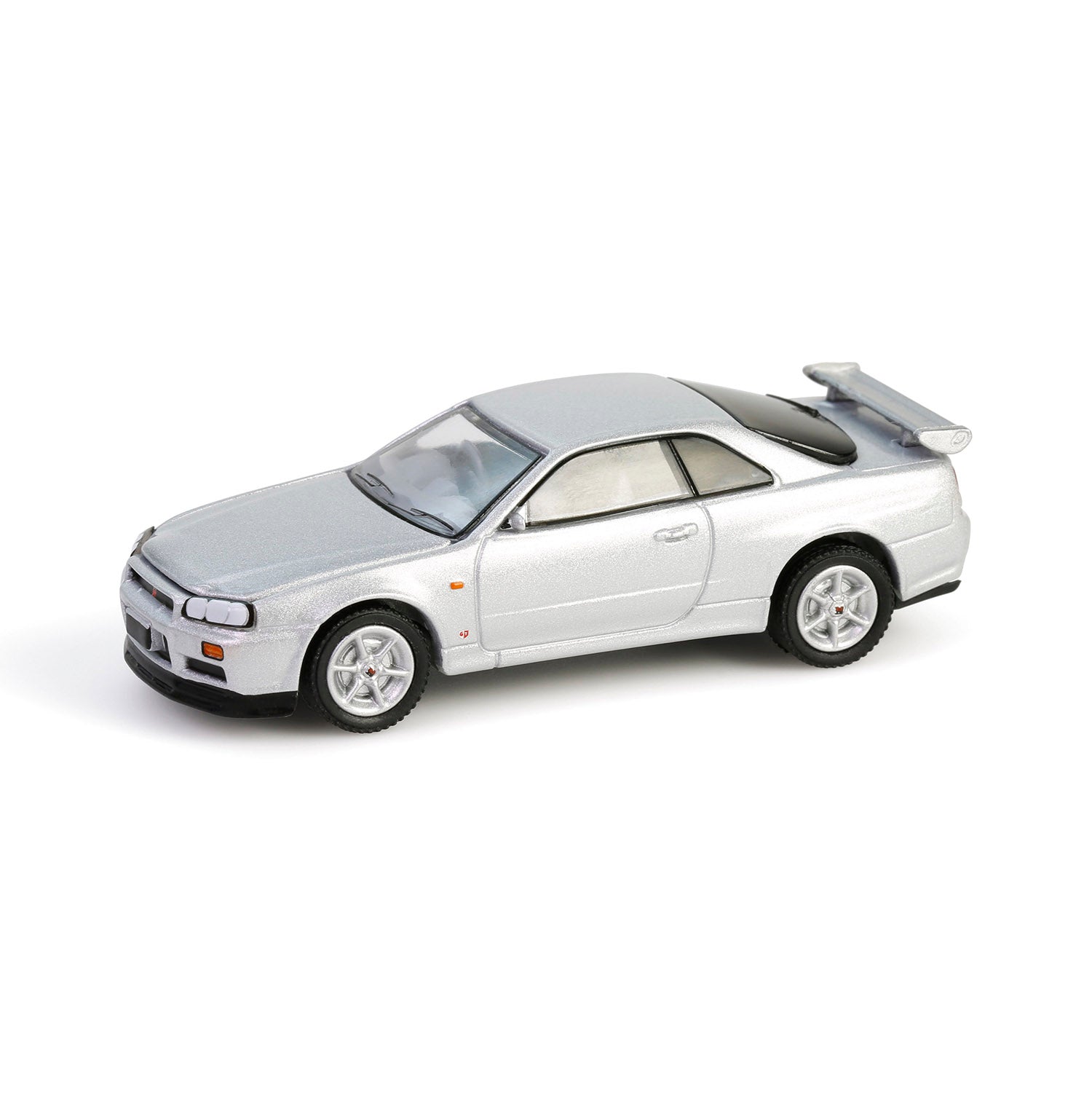 1/64 1999 Nissan Skyline V-Spec R34, Sonic Silver, 25th