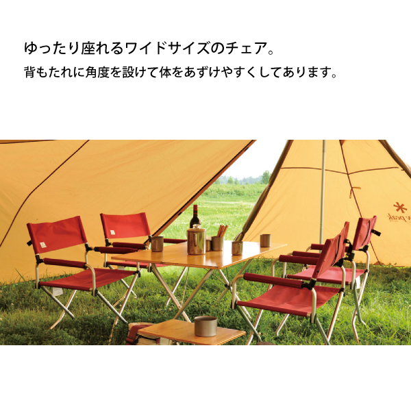自然大好き！ニッチ・リッチ・キャッチ チェア スノーピーク FDチェア
