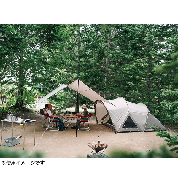 自然大好き！ニッチ・リッチ・キャッチ テント スノーピーク ランド