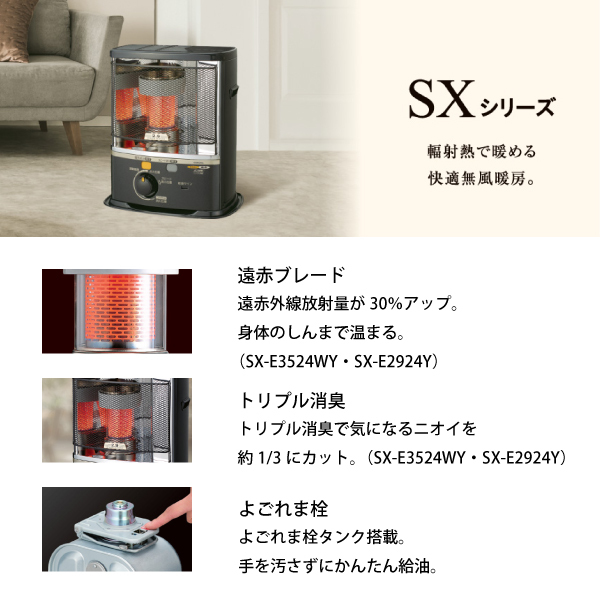 自然大好き！ニッチ・リッチ・キャッチ 暖房機器 コロナ ポータブル