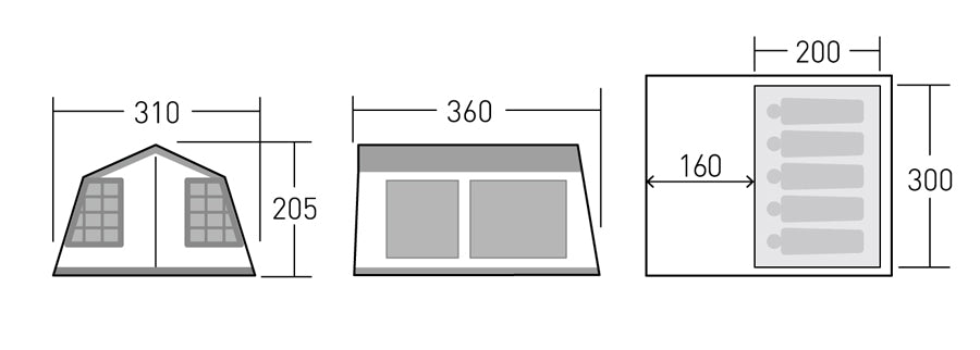Ogawa（オガワ）オーナーロッジ タイプ78R 2755000000 5人用 ロッジ型