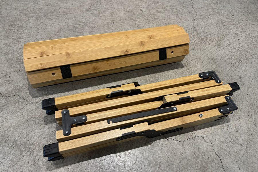 送料無料】◇Hilander ハイランダー バンブーロールトップテーブル 120