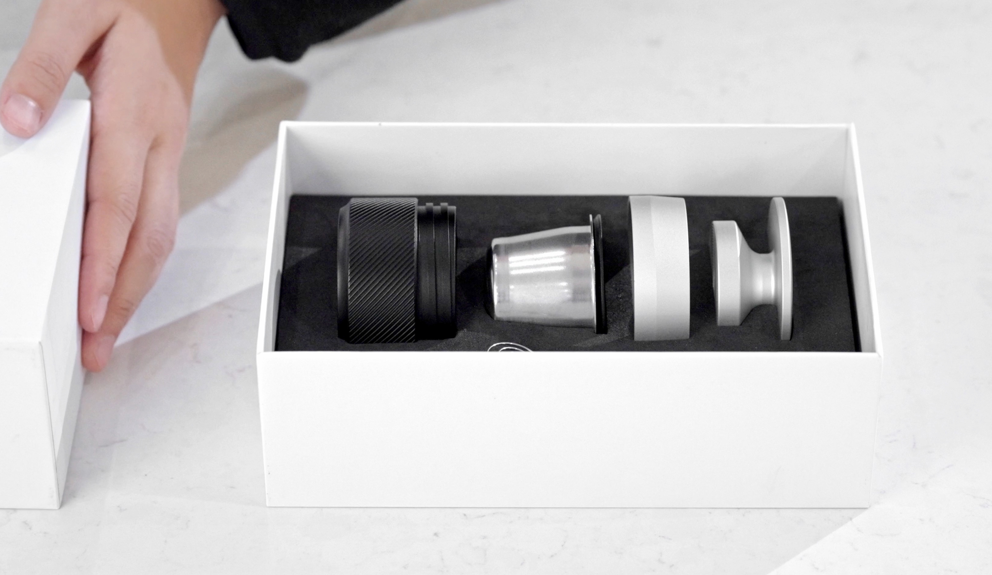 Nano Basket Plus | Black, Silver | 16-18g Coffee