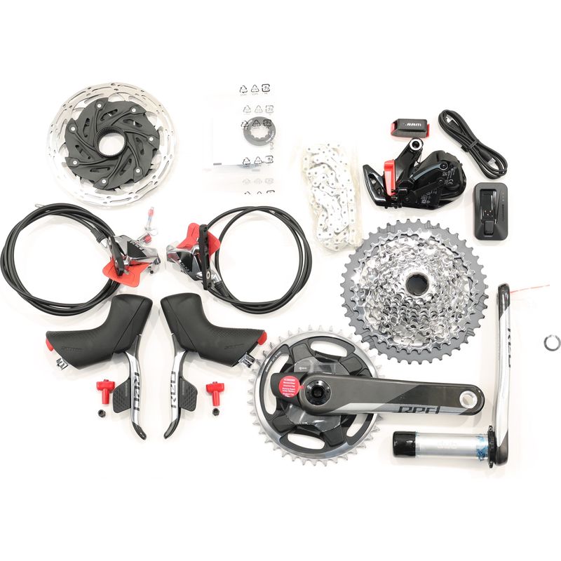 SRAM RED AXS XPLR 1x12 Power-Meter Groupset – Wheel & Sprocket