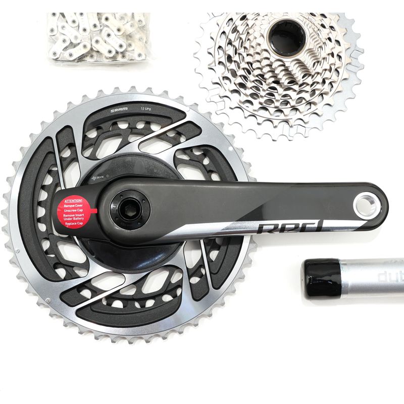 SRAM RED AXS 2x12 Power-Meter Groupset, 10-33T, Disc – Wheel
