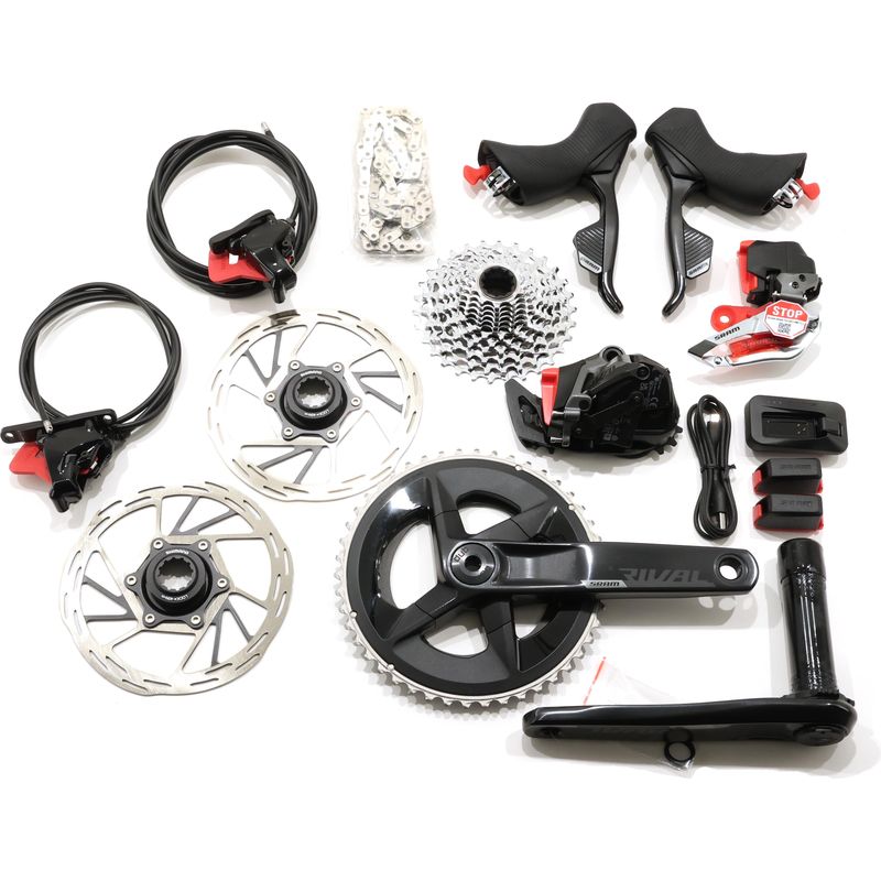 SRAM Rival AXS 2x12 Power-Meter Groupset, 46/33T, 10-30T, Disc