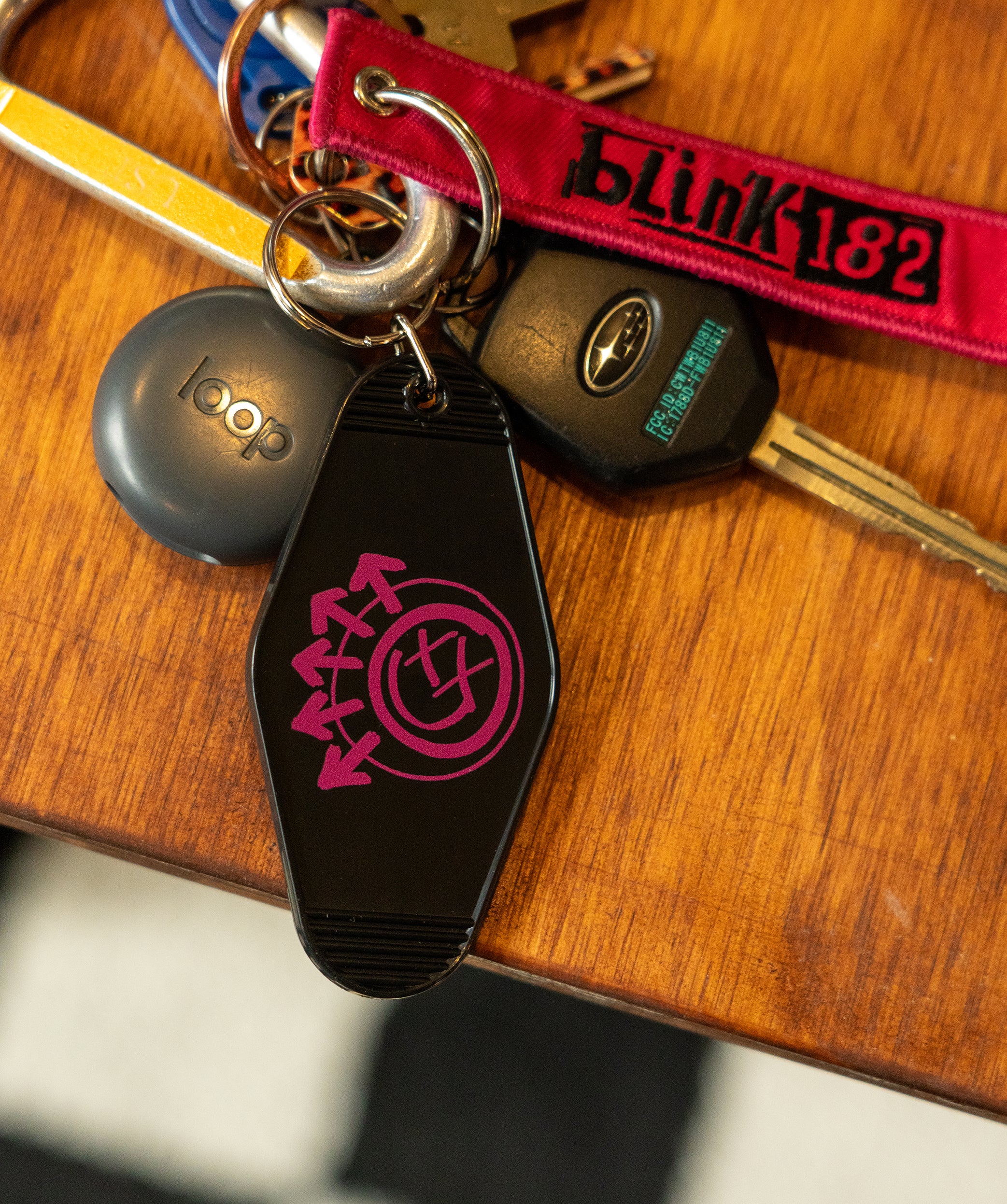 Your Mom's House Motel Keychain | Blink-182 x Oxford Pennant