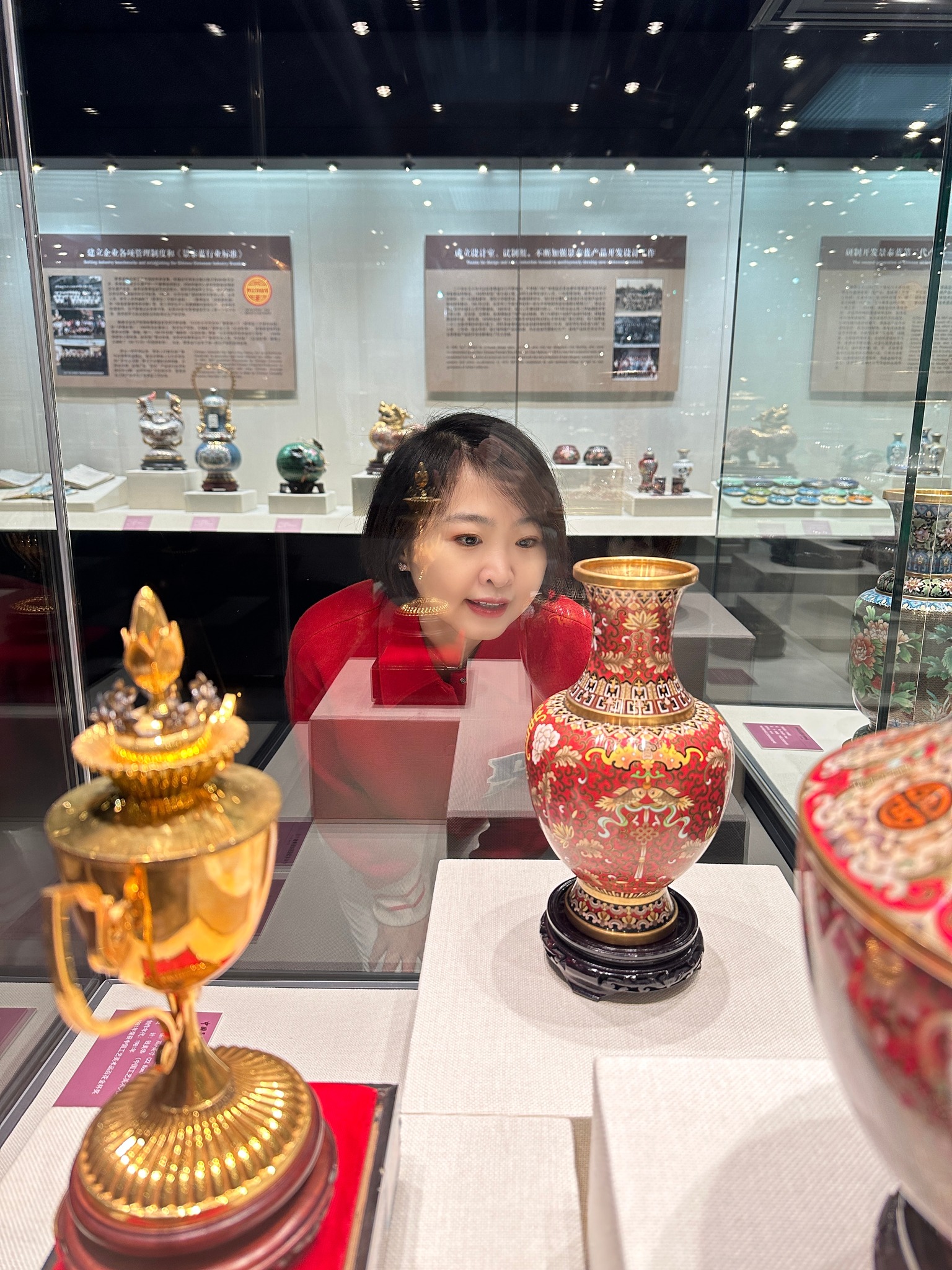 無形文化財「景泰藍作り」に挑戦！