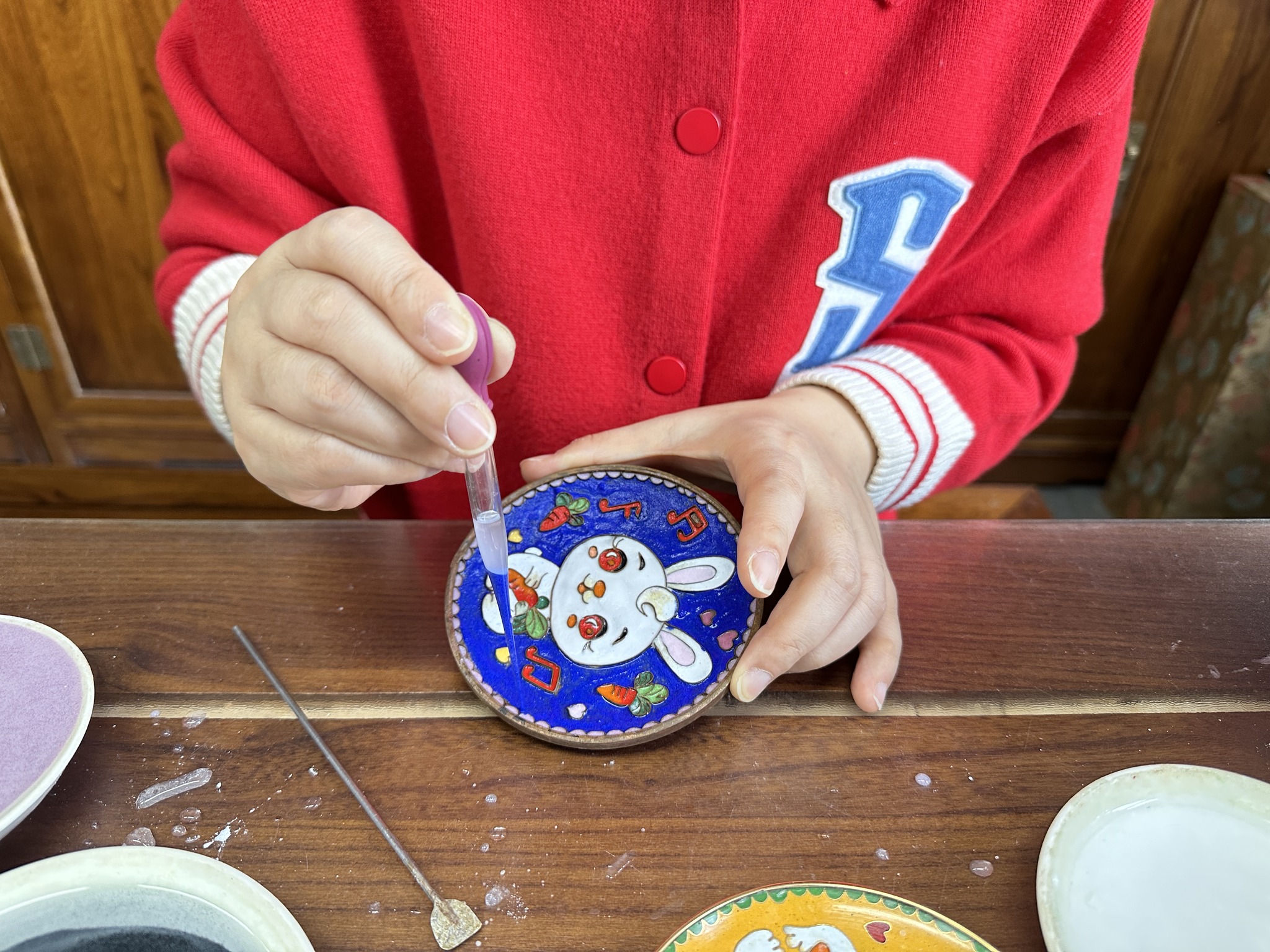 無形文化財「景泰藍作り」に挑戦！