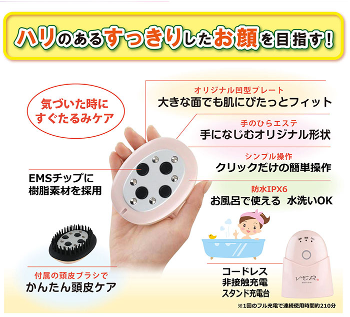 Canet 温熱美顔器 V℃R ヴィドシーアール EMS付 CS-2000R キャネット