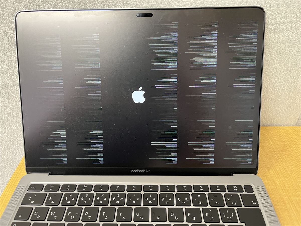 MacBook Air M1 2020 液晶表示不具合 修理事例【宮崎県内】 | パソコン