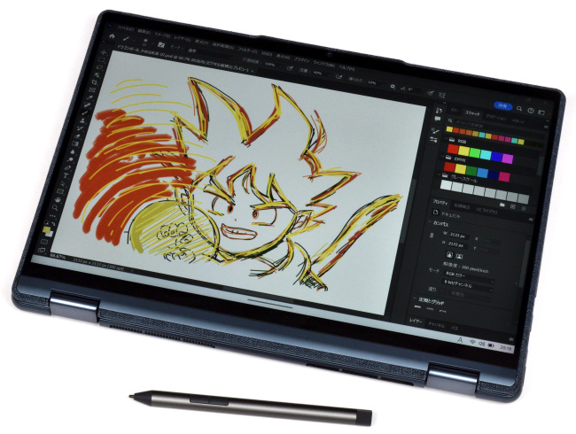 レノボ Yoga 6 Gen 8 レビュー：ファブリック素材の天面が個性的な