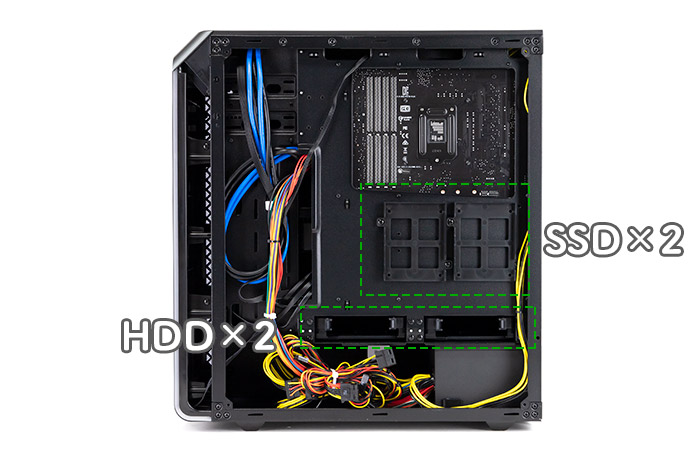 ゲーミングPCのSSD / HDDの増設は簡単！【ストレージの容量が足りない