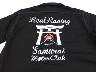 サムライジーンズ ワークシャツ SMWS14-L02 サムライ自動車倶楽部