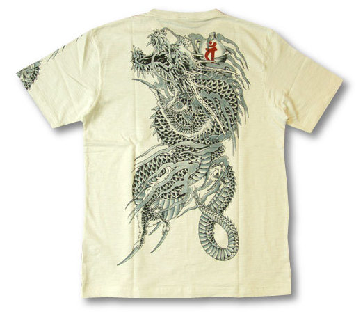 龍が如く Tシャツ 桐生一馬 昇り龍刺青(入墨) cropped heads