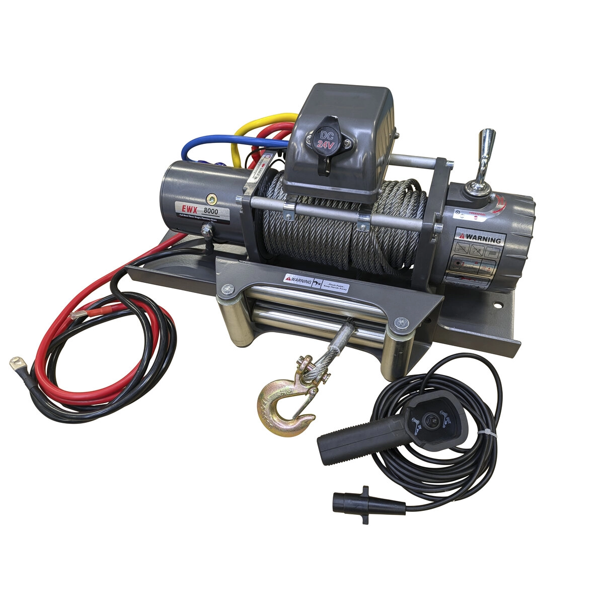 公式】パーマンショップ-電動ウインチ DC24V 組立式: 整備工具・補修